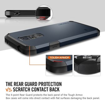 Spigen SGP Tough Armor case Galaxy S5 Blauw