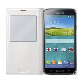 Samsung Galaxy S5 S-View Flip Cover Wit