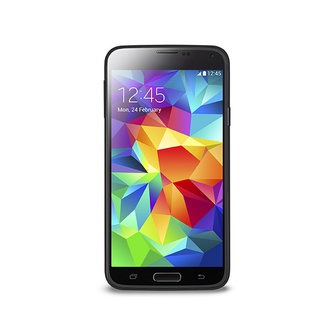 Puro Clear Cover Galaxy S5 Zwart