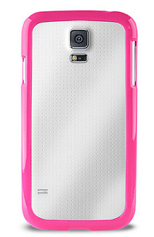 Puro Clear Cover Galaxy S5 Pink