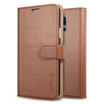 Spigen SGP Wallet case Samsung Galaxy S5 Brown