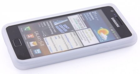 Mobiparts Siliconen case Samsung Galaxy S2 White