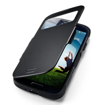 Spigen SGP Slim Armor View case Galaxy S4 Black