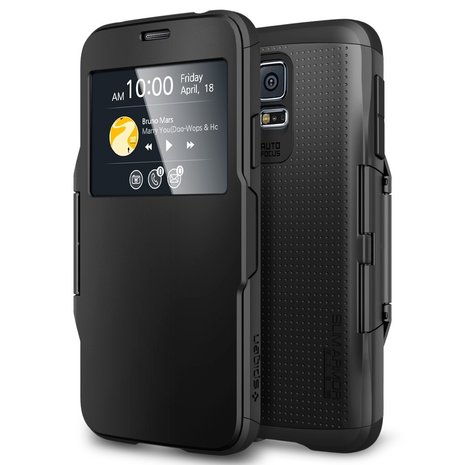 Spigen SGP Slim Armor View case Galaxy S5 Black