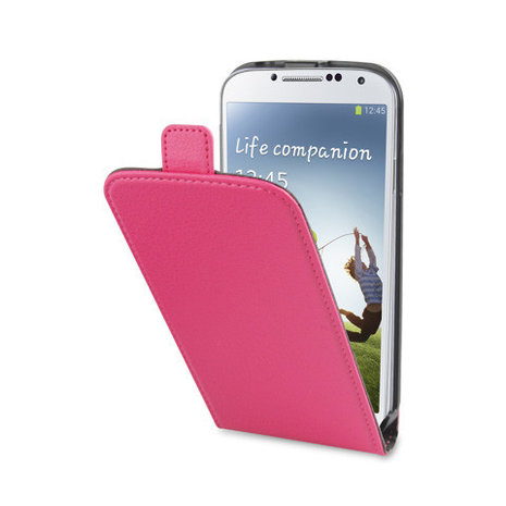 Xqisit Flipcover Samsung Galaxy S4 Pink 1