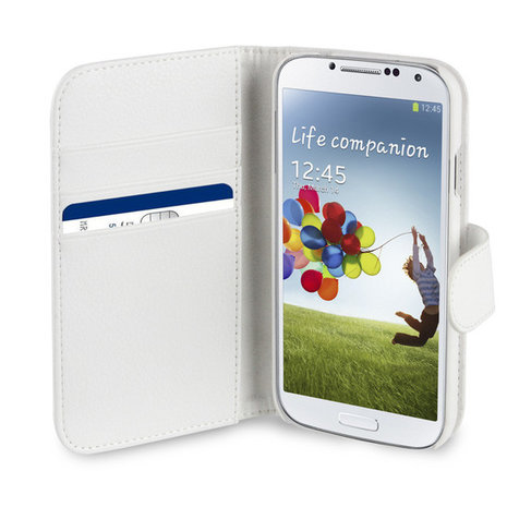 Xqisit Wallet case Galaxy S4 White 1