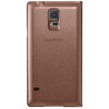 Samsung Galaxy S5 S-View Flip Cover Gold_9