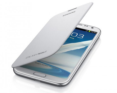 Samsung Galaxy Note 2 Flip Cover case White